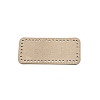 PU Leather Rectangle Bag Bottom PURS-WH0001-15A-1