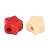 Opaque Acrylic European Beads OACR-Q203-11-2