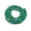 Electroplate Glass Beads Strands EGLA-A044-T3mm-L18-3