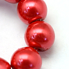 Baking Paint Pearlized Glass Pearl Round Bead Strands HY-Q003-10mm-74-3