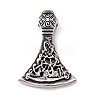 Tibetan Style 304 Stainless Steel Pendants STAS-P305-45AS-1