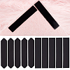 AHADEMAKER 20Pcs 2 Style PU Self Adhesive Non Slip Carpet Stickers FIND-GA0005-66-1