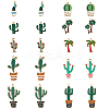 40Pcs 10 Styles Alloy Enamel Pendants ENAM-HY0001-31-1