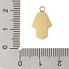 304 Stainless Steel Enamel Pendants STAS-P377-11G-C-3