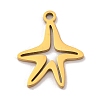 201 Stainless Steel Pendants STAS-U016-08G-03-1