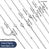 12Pcs Adjustable 304 Stainless Steel Wire Cuff Bangle Making MAK-SC0001-19-5