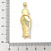 Brass Micro Pave Cubic Zirconia Pendants KK-H537-26A-G-3