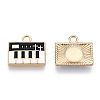 Eco-Friendly Zinc Alloy Charms LS-X-FIND-N048-59E-NR-1