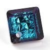 Embossed Glass Rhinestone Pendants GLAA-J101-03A-001BB-5