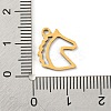Golden Plated 304 Stainless Steel Pendants STAS-L271-01G-06-3