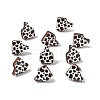 Natural Wood Stud Earrings EJEW-C013-01F-3