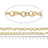 304 Stainless Steel Textured Figaro Chains CHS-S010-03G-3