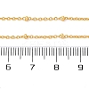 Long-Lasting Plated Brass Cable Chain Necklaces NJEW-K112-09G-NF-3