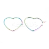 201 Stainless Steel Hoop Earrings EJEW-A052-12C-M-1