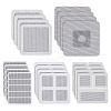 28Pcs 4 Styles Self-adhesive Plastic Window Screen Repair Patches DIY-DR0001-51-1