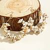 Alloy Resin Shell Shape Dangle Earrings FS-WG8A9F4-07-2