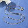 304 Stainless Steel Snake Chain Necklaces NJEW-F248-02B-G-4