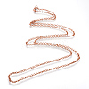 Iron Rolo Chains Necklace Making LS-X-MAK-R015-60cm-R-2
