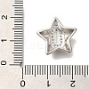 Rack Plating Brass Micro Pave Cubic Zirconia Pendants KK-I722-05P-U-3