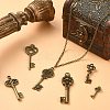 30Pcs 15 Style Tibetan Style Alloy Pendants FIND-TZ0001-02-5