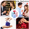 24Pcs 4 Colors Valentines Day Presents Packages Cardboard Ring Boxes CBOX-SP0001-02-4