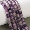 Natural Lepidolite/Purple Mica Stone Beads Strands G-M420-A19-01-1
