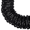 5 Yards Cotton Embroidery Flower Wavy Edged Lace Ribbons OCOR-FG0002-85A-1