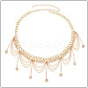 Ethnic Style Alloy Coin Tassel Waist Chains for Women FS-WGA1C87-01-3
