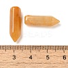 Natural Topaz Jade Pointed Pendants G-C158-05G-3