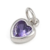 Brass with Cubic Zirconia Pendants KK-A269-67A-P-2