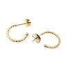 304 Stainless Steel Stud Earring Findings STAS-C161-06G-2