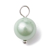 Shell Pearl Dyed Round Charms PALLOY-JF02245-01-2