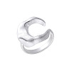 Moon Brass Cuff Open Rings for Women WGAAC34-01-5
