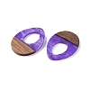 Resin & Wood Pendants LS-WOOD-F015-17A-2