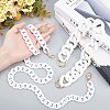 2Pcs Acrylic Curb Chain Bag Strap FIND-WR0002-18-5