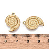 304 Stainless Steel Conch Pendants STAS-T069-27G-3