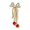 Cherry Golden Alloy Alligator Hair Clips PHAR-K006-04A-G-1