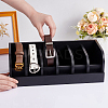 Bamboo Belt Organizer Holder with 6 Compartments AJEW-WH0166-77B-3
