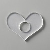Transparent Acrylic Thumb Bookmark OFST-WH0002-14B-1