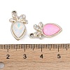 UV Plating Alloy Pendants FIND-M018-31KCG-3