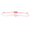 Valentine's Day Nylon Cord Braided Bracelets VO3472-4-1