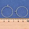 925 Sterling Silver Hoop Earrings Findings STAS-P210-26S-02-2