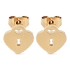PVD Vacuum Plating 304 Stainless Steel Stud Earrings for Women EJEW-A048-40B-G-1