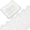 5Yards Milk Fiber Embroidery Flower Tassel Lace Ribbon OCOR-GF0004-69-1