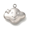 Anti-Tarnish 304 Stainless Steel Charms STAS-P371-102P-1