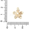 Brass Micro Pave Cubic Zirconia Pendants KK-D357-11G-3