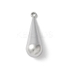 304 Stainless Steel Pendants STAS-U046-01B-P-1
