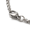 Non-Tarnish Horse Shoes with Couple 201 Stainless Steel Pendant Necklaces for Women and Men LS-NJEW-F324-04P-3