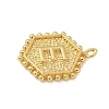 Brass Pendants KK-B126-01G-E-2