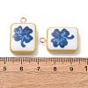 Printed Alloy with Acrylic Pendants AL-CBAE25B-02A-G-2
